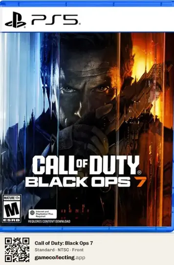 Call of Duty: Black Ops 7 PlayStation 5, NTSC box front