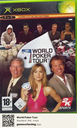 World Poker Tour Xbox, PAL box front