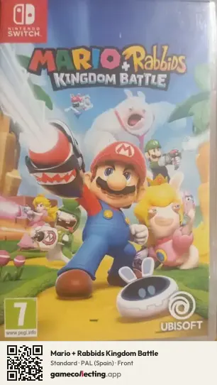 Mario + Rabbids Kingdom Battle Nintendo Switch, Spain box front