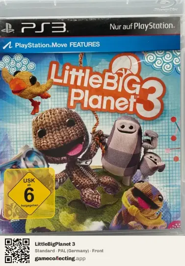 LittleBigPlanet 3 PlayStation 3, Germany box front