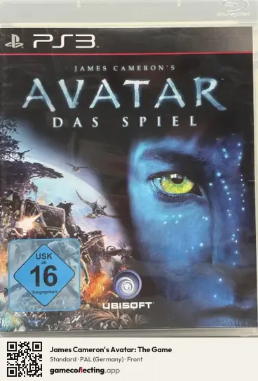 James Cameron's Avatar: The Game PlayStation 3, Germany box front