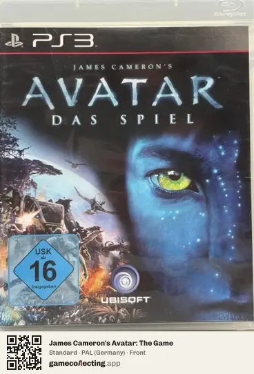 James Cameron's Avatar: The Game PlayStation 3, Germany box front