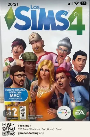 The Sims 4 Computer, Spain box front