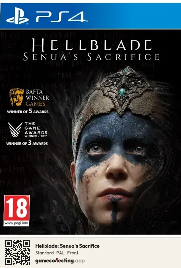 Hellblade: Senua's Sacrifice PlayStation 4, PAL box front