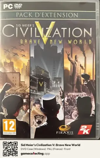 Sid Meier's Civilization V: Brave New World Computer, France box front