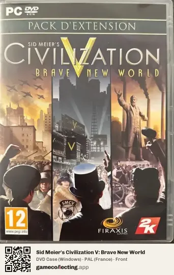 Sid Meier's Civilization V: Brave New World Computer, France box front