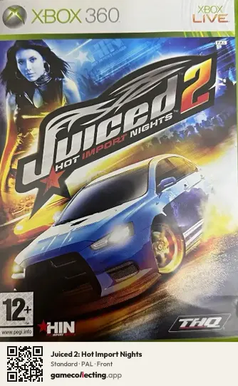 Juiced 2: Hot Import Nights Xbox 360, PAL box front