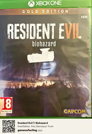 Resident Evil 7: Biohazard Xbox One, Germany box front