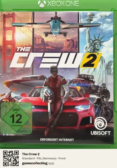 The Crew 2 Xbox One, Germany box front