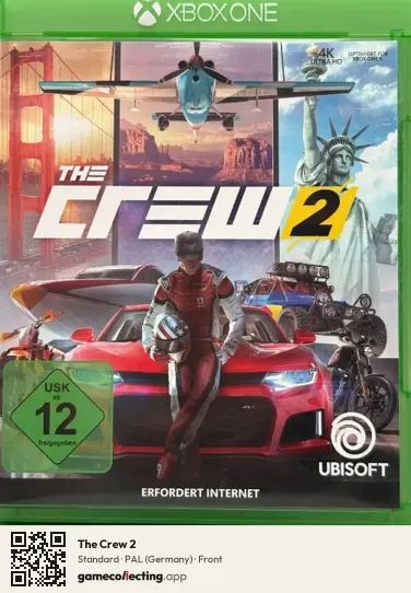 The Crew 2 Xbox One, Germany box front