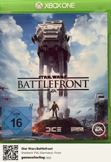 Star Wars Battlefront Xbox One, Germany box front
