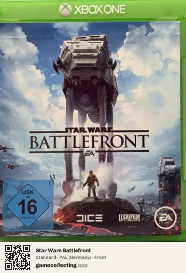 Star Wars Battlefront Xbox One, Germany box front