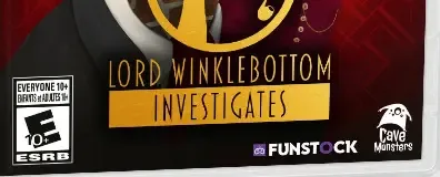 Lord Winklebottom Investigates, the ESRB box on its front