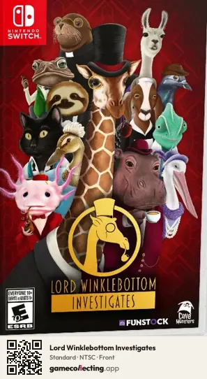 Lord Winklebottom Investigates Nintendo Switch, NTSC box front