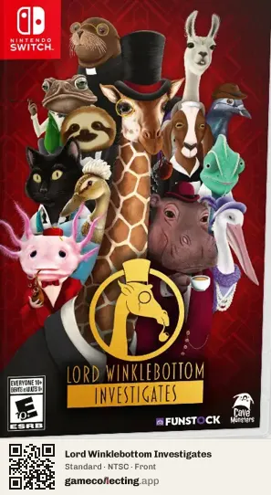 Lord Winklebottom Investigates Nintendo Switch, NTSC box front