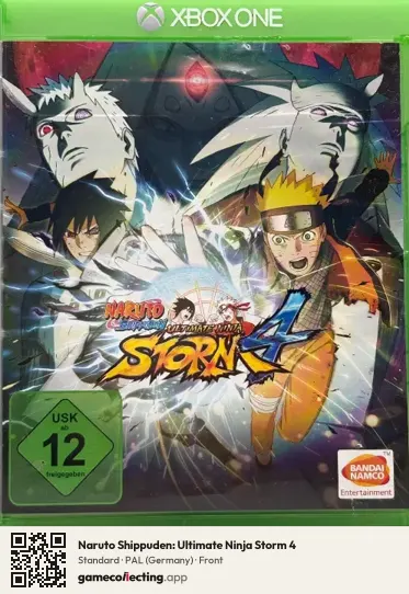 Naruto Shippuden: Ultimate Ninja Storm 4 Xbox One, Germany box front