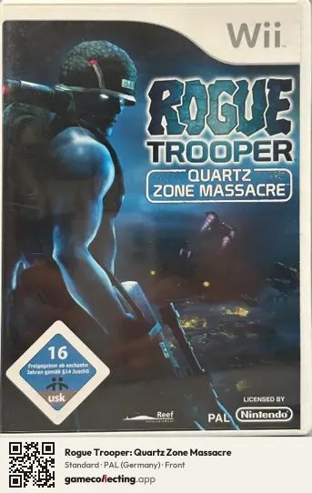 Rogue Trooper: Quartz Zone Massacre Nintendo Wii, Germany box front