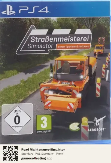 Road Maintenance Simulator PlayStation 4, Germany box front