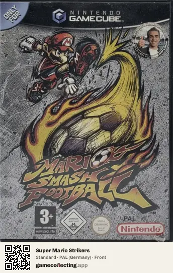 Super Mario Strikers Nintendo GameCube, Germany box front