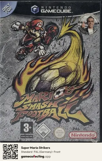 Super Mario Strikers Nintendo GameCube, Germany box front