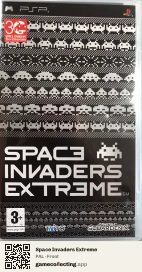 Space Invaders Extreme PlayStation Portable, PAL box front