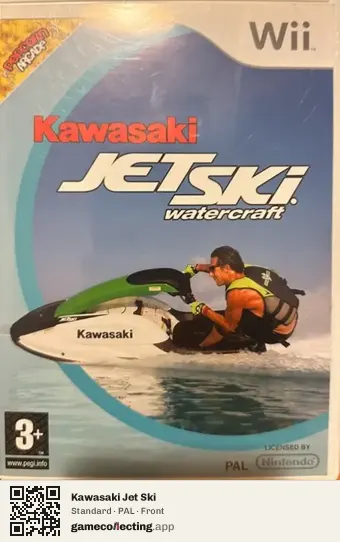 Kawasaki Jet Ski Nintendo Wii, PAL box front