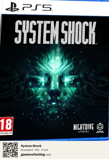 System Shock PlayStation 5, PAL box front