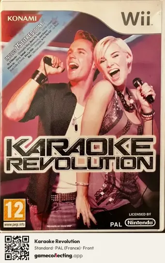 Karaoke Revolution Nintendo Wii, France box front