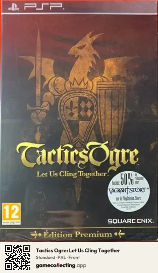 Tactics Ogre: Let Us Cling Together PlayStation Portable, PAL box front