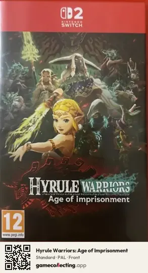 Hyrule Warriors: Age of Imprisonment Nintendo Switch 2, PAL box front