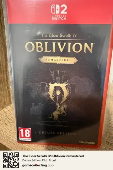 The Elder Scrolls IV: Oblivion Remastered Nintendo Switch 2, PAL box front