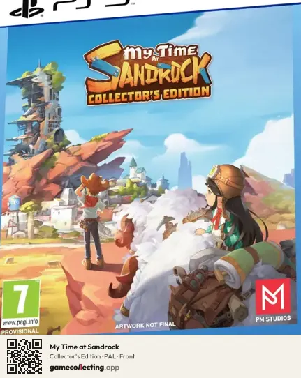 My Time at Sandrock PlayStation 5, PAL box front