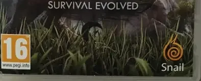 Ark: Survival Evolved, the PEGI square on its front