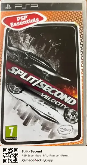 Split/Second PlayStation Portable, France box front