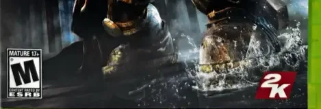 BioShock, the ESRB box on its front