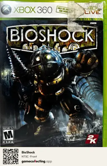 BioShock Xbox 360, NTSC box front