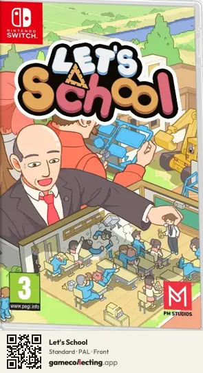 Let's School Nintendo Switch, PAL box front