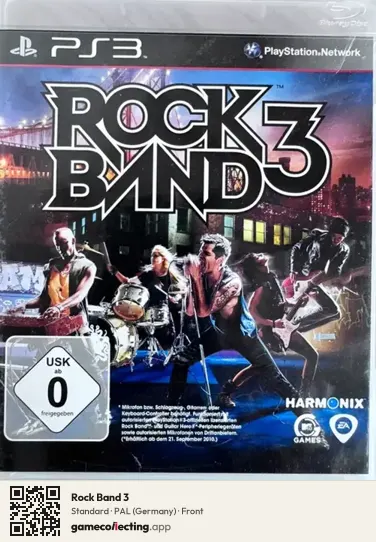 Rock Band 3 PlayStation 3, Germany box front