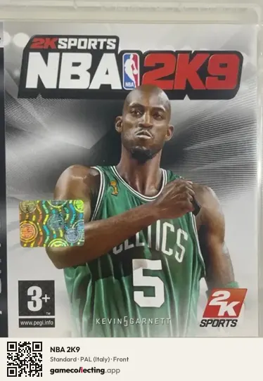 NBA 2K9 PlayStation 3, Italy box front