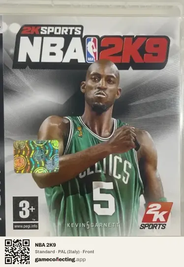 NBA 2K9 PlayStation 3, Italy box front