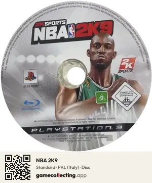 NBA 2K9 PlayStation 3, PAL disc