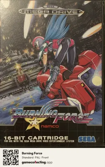 Burning Force Sega Mega Drive / Genesis, PAL box front