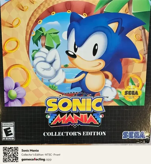 Sonic Mania Nintendo Switch, NTSC box front