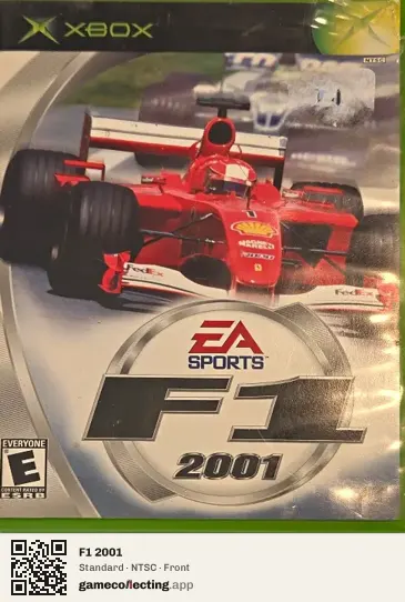 F1 2001 Xbox, NTSC box front