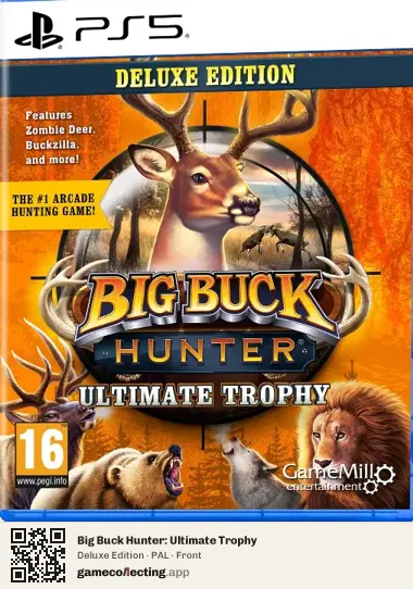 Big Buck Hunter: Ultimate Trophy PlayStation 5, PAL box front