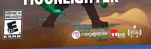 Moonlighter, the ESRB box on its front
