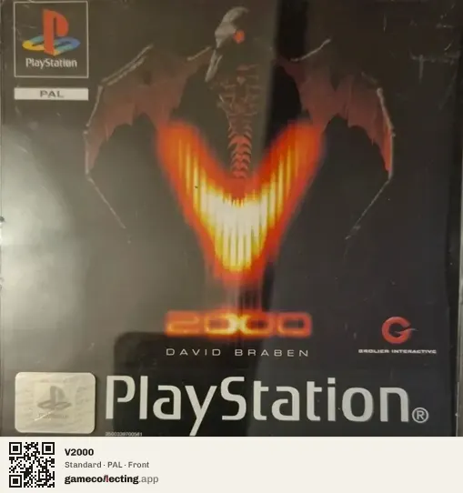 V2000 PlayStation, PAL box front