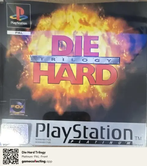 Die Hard Trilogy PlayStation, PAL box front