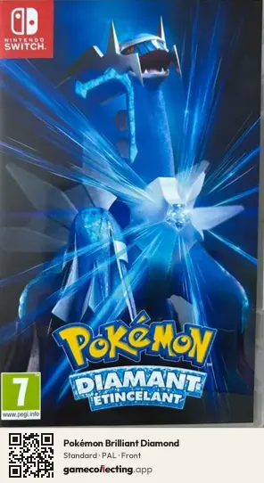 Pokémon Brilliant Diamond Nintendo Switch, PAL box front