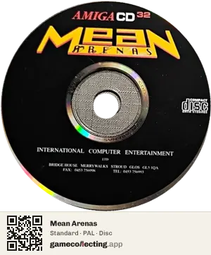 Mean Arenas Amiga CD32, PAL disc